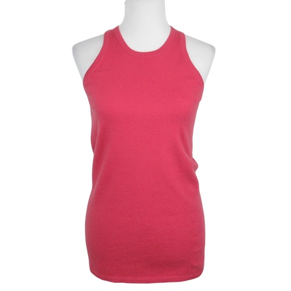 FRENCKENBERGER Haveloos Cashmere Sweater Tank Top Sleeveless Scoop Neck Medium - Picture 10 of 10